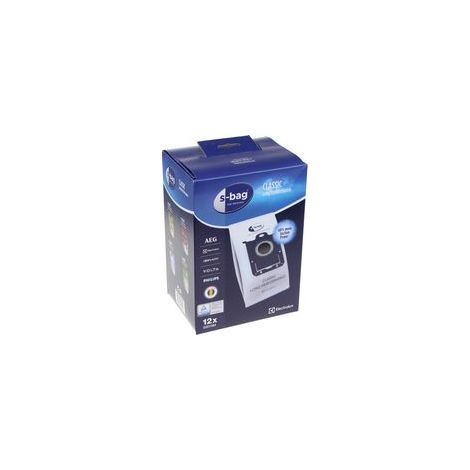 S-BAG long performance E201M – Accessoire pour aspirateur – Compatible avec modèles Electrolux – Lot de 12 sacs