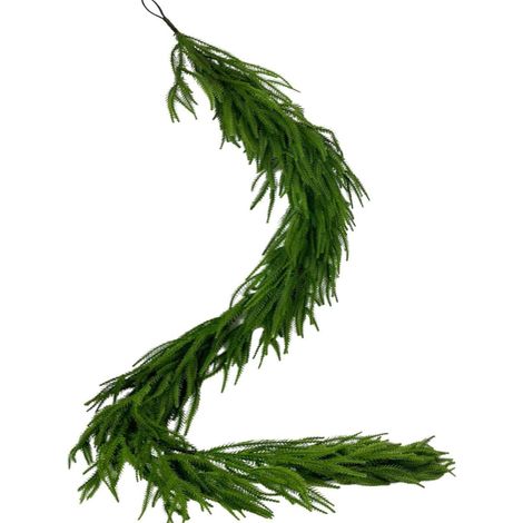 Künstliche Kieferngirlande 1,8m Real Touch für Weihnachtsdeko & Heimdekoration