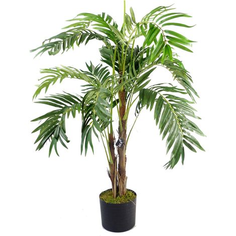 120cm Leaf Large Realistic Artificial Palm Tree - Natural (1/2)