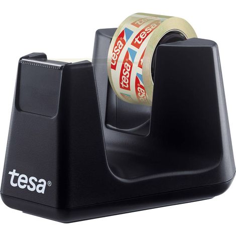 tesa Dérouleur de ruban adhésif tesafilm Smart noir avec rouleau de film adhésif 33 m x 19 mm Q155492 (1/3)