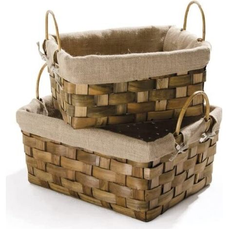 1 Portalegna Rettangolare c/manici 50x35– H. 37 cm Verdelook (1/3)