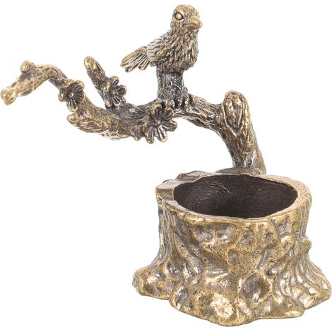 Vintage Style Copper Perfume Burner Ornament, Elegant and Portable Home Decor, for Tea Rooms or Restaurants (1/5)