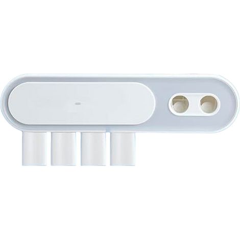 Estante para baño con dispensador de pasta de dientes (1/5)