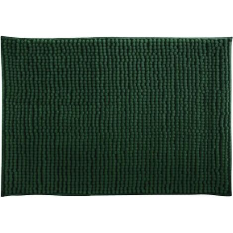 Tapis de bain Microfibre CHENILLE 40x60cm Vert Foncé MSV