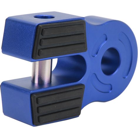 Blue eye D-ring sling 30000Lbs, eiserner Hebering mit Gummischutz, universell passend für ATV und Pickup, weicher Schäkel, schwere Last. (1/5)