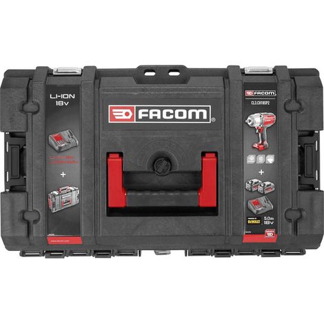 Facom CL3.CH18SP2PB CL3.CH18SP2PB Clé à chocs sans fil 1625 Nm 18 V Nombre d’accus fournis 2 5 Ah Li-Ion + 2 batteries, (1/2)
