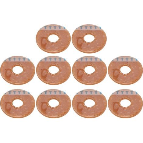 Barrière Cutanée en Silicone Souple Étanche - 10 Pièces pour Protection Permanente de Colostomie (1/5)