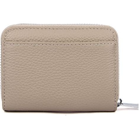Porte-cartes en cuir kaki avec protection RFID (1/4)