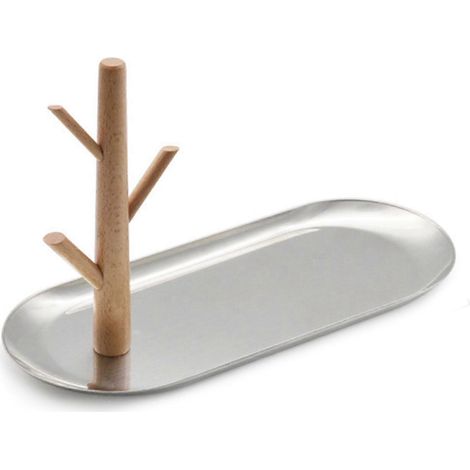 Porte-clés de rangement pour maison, plateau organiseur pour cartes, bonbons et objets délicats, boîte de rangement multifonction. (1/4)