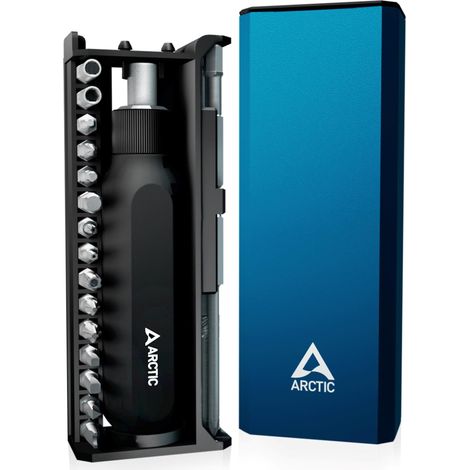 Herramienta manual Arctic juego destornilladores negro aluminio