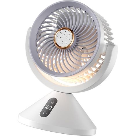Ventilateur de circulation d'air à chargement USB - Fixation
