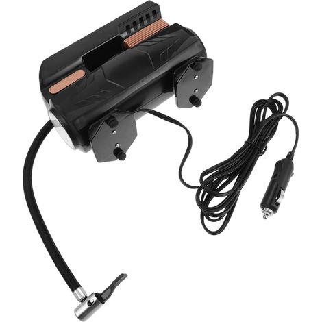 Compresseur d'air Électrique Portatif De Puissance Élevée De Manomètre De Pompe À Air De Pneu De Voiture pour des Pneus De Voiture, des Vélos Et des, Idéal pour Une (1/5)