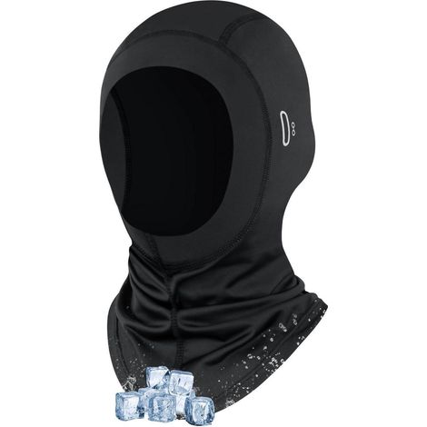Masque d'été respirant pour sports de plein air, avec trous pour lunettes (1/5)