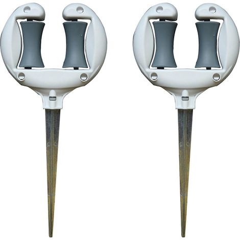 2 x doux eau tuyau Positioning support tuyau d arrosage guide clou Labor Saving tuyau d arrosage guide Smooth Roller (1/5)