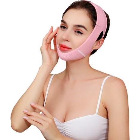 Ceinture de levage de masque V-Line réutilisable Ceinture de levage de masque de traction à double menton anti-stress