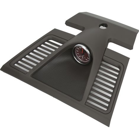 Tableau de bord supérieur central Couvre Panneau Horloge Chronomètre Rouge Foncé Remplacement Porsche Panamera 2010-2016 Réf. 970 552 151 01 OA6 (1/5)