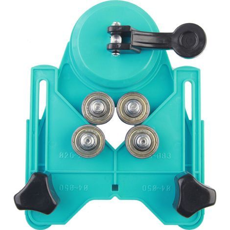 Accessoire pour une perceuse--Localisateur de poinçonnage pour carreaux de céramique Fixateur de poinçonnage en marbre de verre Chanfrein de localisation de perçage (1/4)