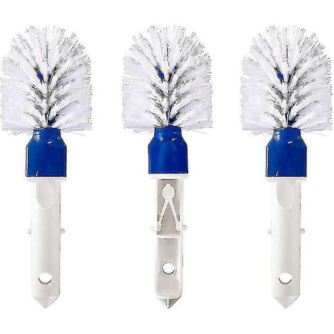 Ensemble de 3 brosses de nettoyage pour les coins de piscines hors sol et enterrées. Entretien (1/5)