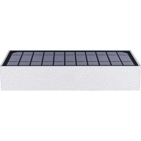 Applique da parete a LED solare ARA bianca da 8,7 W  Bianco neutro  Illuminazione a LED per esterni (1/5)