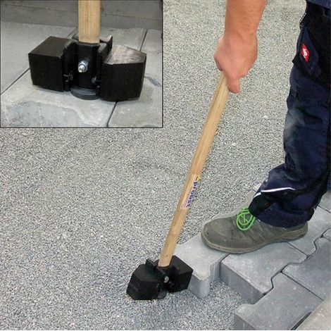 Mazo De Goma Ergonómico Longitud 1000 Mm Gh-Ergo
