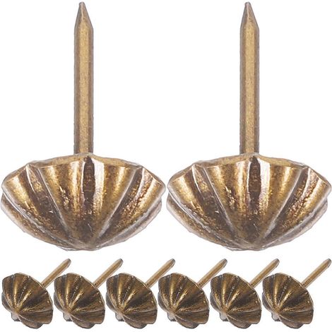 100 clous décoratifs pour tapisserie, pour meubles et canapés, pour travaux de bricolage. (1/4)