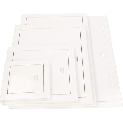 KOTARBAU® Sportello ispezione 20 x 30 cm in Pastica ABS Bianco Sportello di manutenzione sportelli cartongesso (1/2)