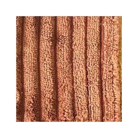 Solid Color Corduroy Bohemian Farmhouse Style Orange-Green Gradient Living Room Decor Pillowcase Home Furnishings -- 45x45 -- Reddish Brown