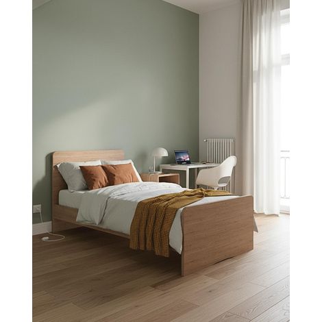 Letto easy con fascioni e pediera - Letto una piazza e mezzo 127 x 197 - Struttura Virginia - Rete e materasso esclusi (1/4)