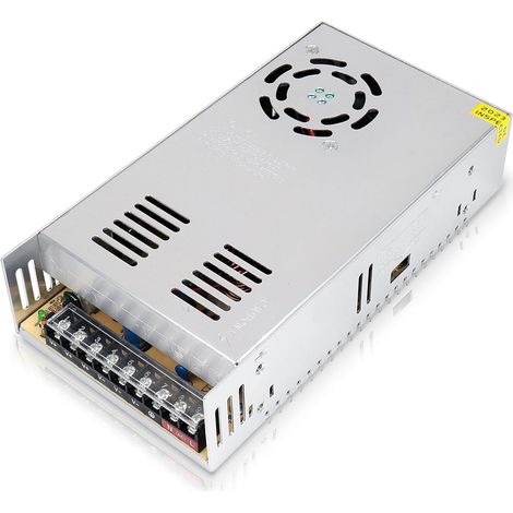 Alimentation 12V 30A 360W pour LED, Alimentation à Découpage DC Régulée, Transformateur 230V vers 12V, Adaptateur Secteur pour Ruban LED, Imprimante 3D, Radio, Projets Électroniques (1/5)