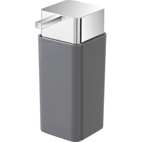 Dispenser Sapone Liquido In Plastica Grigio Da Appoggio Star (1/3)