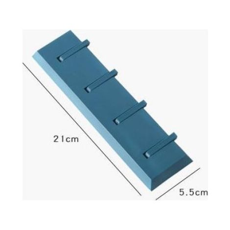 Patère Adhésive - Matériau ABS - Sans Perçage - Salle De Bain Et Rangement - Lot De 4 (1/5)