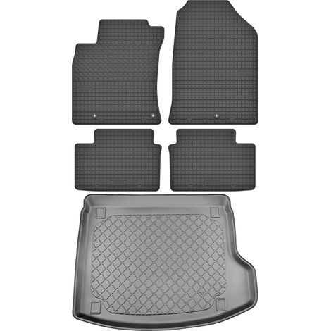 Hyundai i30 III PD Coupé a partir de 2020 SET - Alfombrillas de goma para coche + alfombrilla para maletero (1/5)