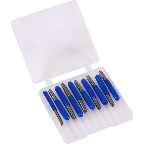 Lot de 10 fraises à graver en carbure cémenté de 3,175 mm pour fraiseuse CNC, angle de 10° (1/5)