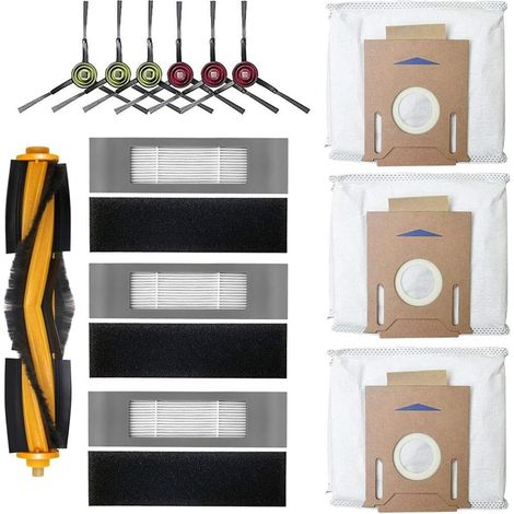 Ensemble brosse principale, sac à poussière et filtre pour aspirateur Ecovacs Deebot Ozmo T8 AIVI (1/5)
