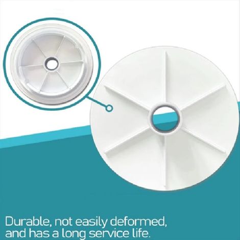 Accessoires de piscine Couvercle de skimmer T22C pour bassins, aquariums et piscines de 20 cm (8 pouces) avec trou - Pièce de rechange pour piscine (1/5)