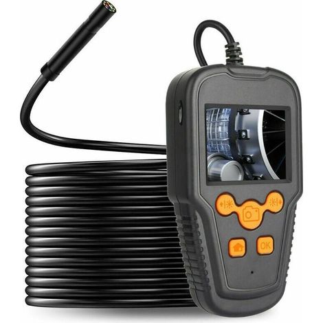 2.4 inch LCD Endoscope Camera - 1080P HD Resolution - 8mm IP68 Lens - Portable Endoscope (1/5)
