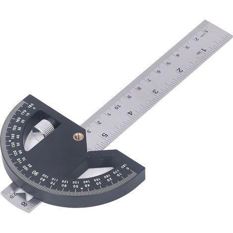 8-Zoll-Winkelmesser für Holzbearbeitung, Messlineal zum Markieren und Messen von Holzkanten, Präzisionswerkzeug für Schreiner. (1/5)