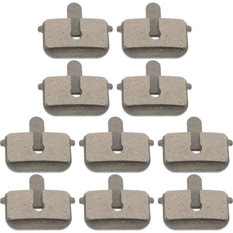 5 Paires Plaquettes de Frein à Disque Matériau Métal et Résine Semi-métalliques Faible Bruit pour Vtt et Vélos Électriques Compatibles Pistes Montagneuses et Rues Urbaines (1/5)