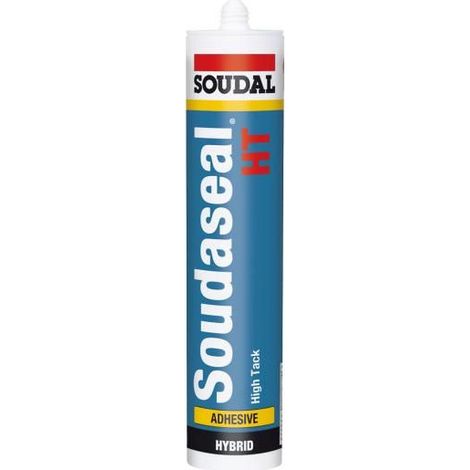 Soudaseal High Tack - Mastic colle polymère hybride EC 1 PLUS - Soudal - 290 ml Blanc