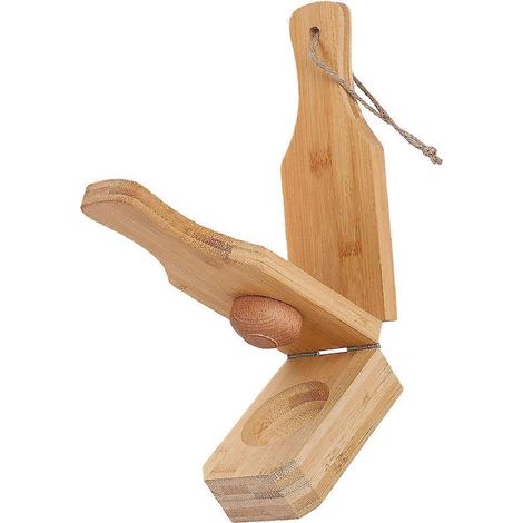 Presse-bananes en bois pour la cuisine (1/5)