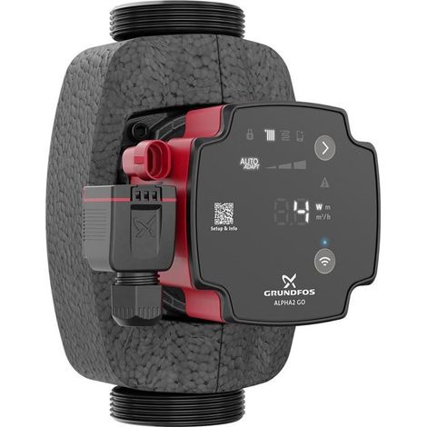 Grundfos Hocheffizienz Umwälzpumpe ALPHA2 GO 32-60 180mm, 220-240V 9H 2" max. Förderhöhe 6m, Gusseisen (1/4)