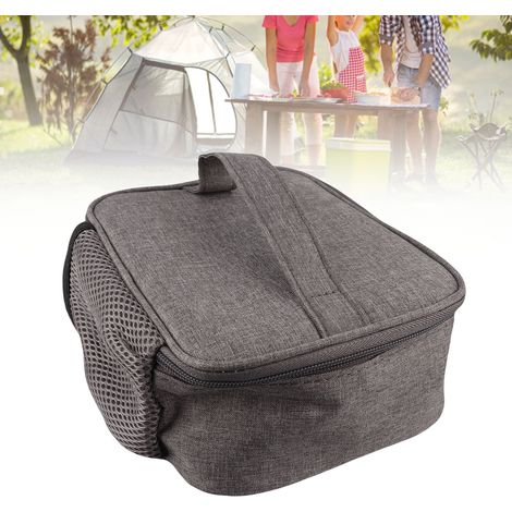 Wasserdichte, beheizbare Oxford-Lunchbox mit USB-Anschluss für Büro, Picknick, Camping und Reisen mit automatischer Temperaturregelung [Aluminiumfolie, Perlbaumwolle, Oxford-Gewebe] 21 × 16 × 8 cm, 20
