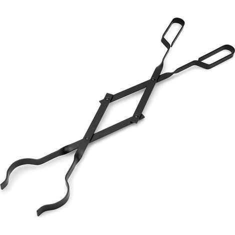 Pince à Cheminée, Pince à Bois de Chauffage de 66 cm, Outdoor Pince à Bûches, Accessoires de Cheminée pour Camp Cheminées, Foyer Intérieur Cuisinière (1/5)
