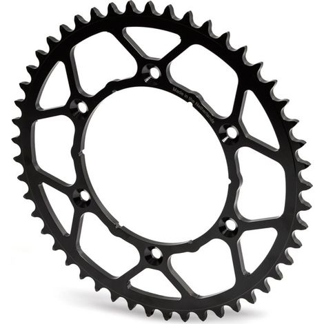 Corona posteriore Moto-master in acciaio ultraleggera 270 49 (27049) colore nero per Yamaha YZ/YZF '99-'24 WRF '01-'24 (JTR251.49) (catena 520)