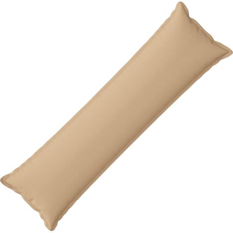vidaXL Cushion with Pillow HOUTEN Cream 40 x 145 cm Faux Linen (1/5)