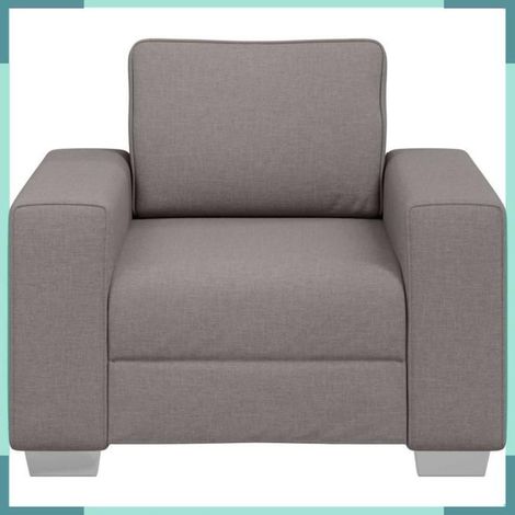 Fauteuil canapé - 4105213 - Taupe - Tissu - 100 x 80 x 82 cm (1/5)