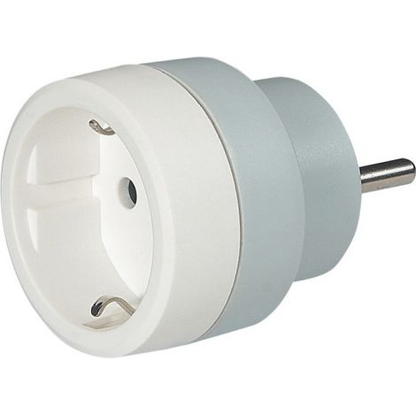 Legrand 050382 Adattatore da viaggio da presa tedesca a presa francese 2P+T 16 A