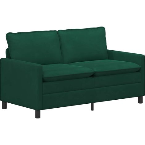 Sofá Verde oscuro 156 x 81 x 87,5 cm Terciopelo vidaXL (1/5)