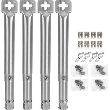 4 Pièces Rallonge Réglable Brûleurs de Gril en Acier Inoxydable Pièce de Rechange Compatible Brinkman (1/5)