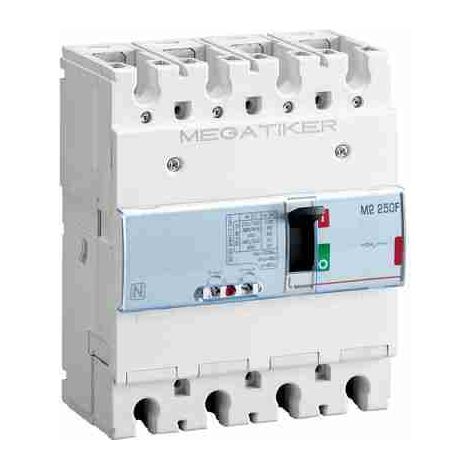 BTIT724F100 Interruttore scatolato MEGATIKER M2 250F magnetotermico 3P+N/2 - In= 100A - Icu 36kA